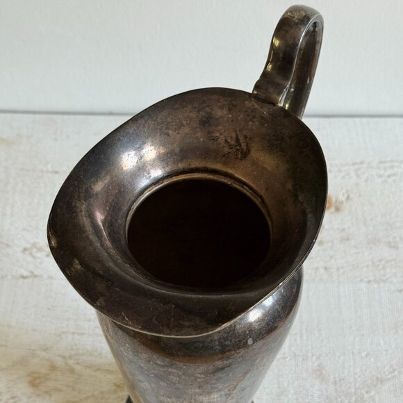Vintage Large Silver Victorian Water Pitcher - Picture 7 of 10